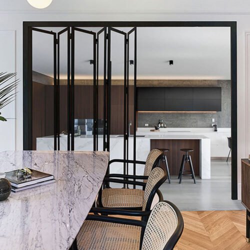 Slim narrow folding door30